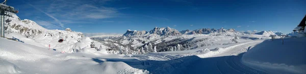 Vista Panoramica Del Maestoso Paesaggio Dolomitico Italia — Foto Stock