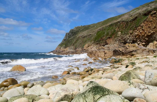 Rocky Beach Porth Nanven Cornwall — Stock Photo, Image