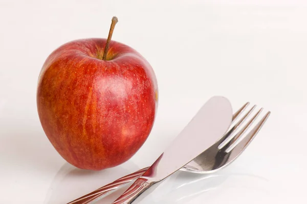 Verse Rijpe Appels Gezond Eten — Stockfoto