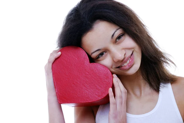 Fondo Colorido Para Tarjeta Del Día San Valentín — Foto de Stock