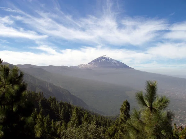 Monte Teide Tenerife Nas Ilhas Canárias Espanha — Fotografia de Stock