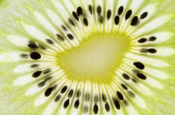 Kiwischeiben Frische Kiwifrüchte Schmackhafte Grüne Tropische Früchte — Stockfoto