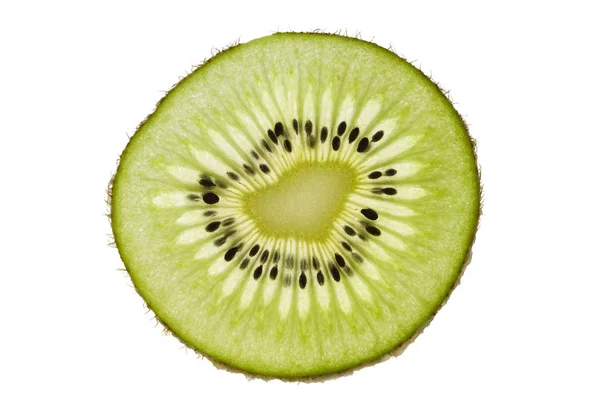 Plasterki Kiwi Świeże Owoce Kiwi Smaczne Zielone Owoce Tropikalne — Zdjęcie stockowe
