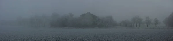 Bella Vista Del Paesaggio Invernale — Foto Stock