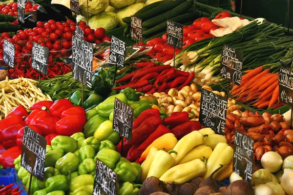 Alimentos Ecológicos Verduras Frescas — Foto de Stock