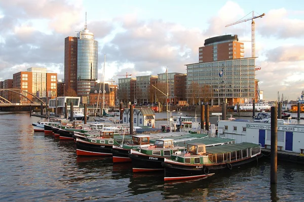 Área Portuária Hafencity Hamburg — Fotografia de Stock