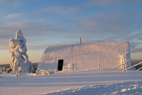 Aufegenommen Lapland Finnischerteil Polar Border — Stock Photo, Image