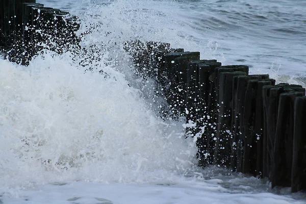 Baltic Sea Beach Waves — Stock Photo, Image