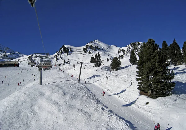 Vista Panorámica Del Hermoso Paisaje Los Alpes — Foto de Stock