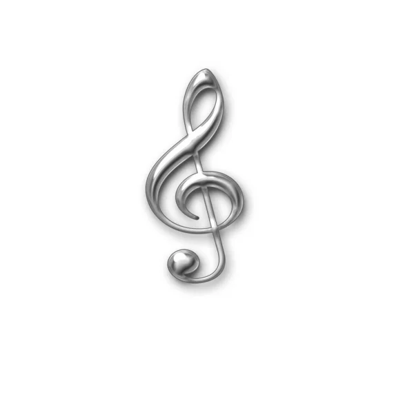 Treble Clef Music Notes — Stock Photo, Image