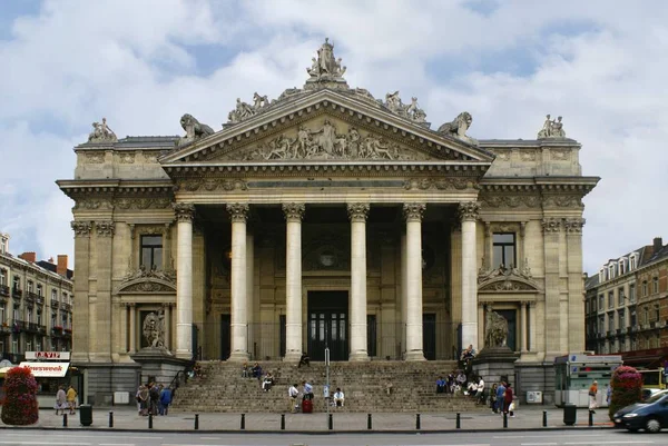 Die Stadt Brüssel Ist Die Größte Gemeinde Und Das Historische — Stockfoto