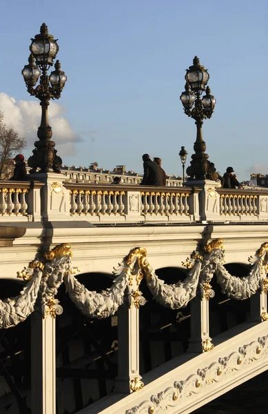 Pont Alexandre Parigi — Foto Stock