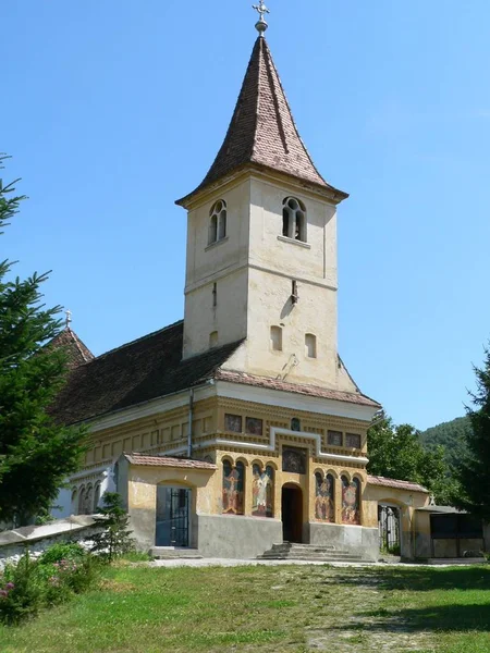 Vue Panoramique Vieille Église — Photo