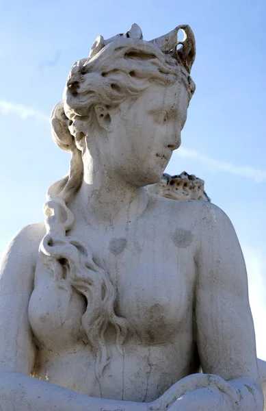 Мраморная Фигура Туфельке Парисе — стоковое фото