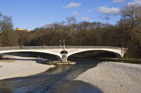 Isar Munich — Fotografia de Stock