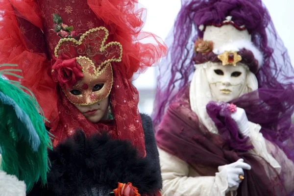Maschera Costumi Carnevale Venezia — Foto Stock