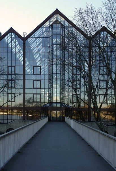 Brücke Zum Glashaus — Stockfoto