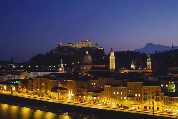 Salzburg Het Blauwe Uur — Stockfoto