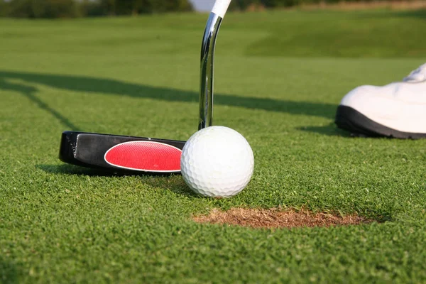 Juego Pelota Golf Concepto Deporte —  Fotos de Stock