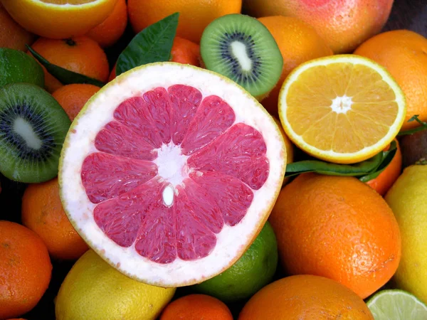 Närbild Citrusfrukter — Stockfoto