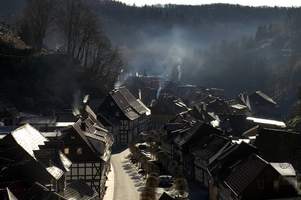 Winter Mood Stolberg Harz — Stock Photo, Image