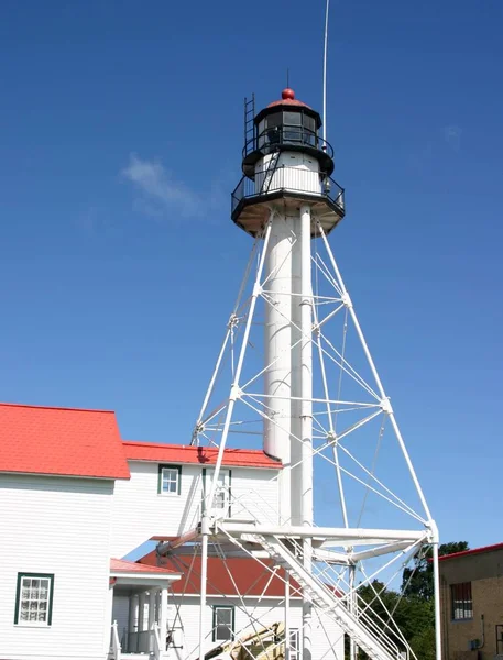 Whitefish Point Teki Deniz Feneri — Stok fotoğraf