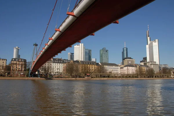 Ekonomisk Stad Frankfurt — Stockfoto