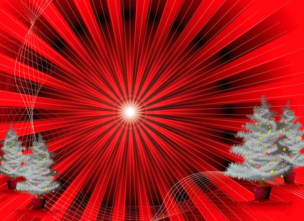 圣诞节或新年贺卡色彩艳丽的背景 — 图库照片