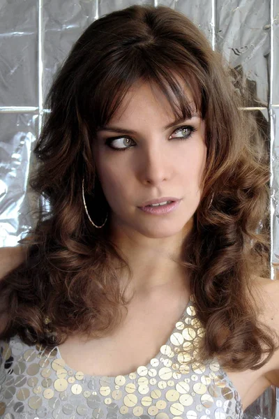 Shooting Model Jennifer Cozy Warmth — Stock Photo, Image