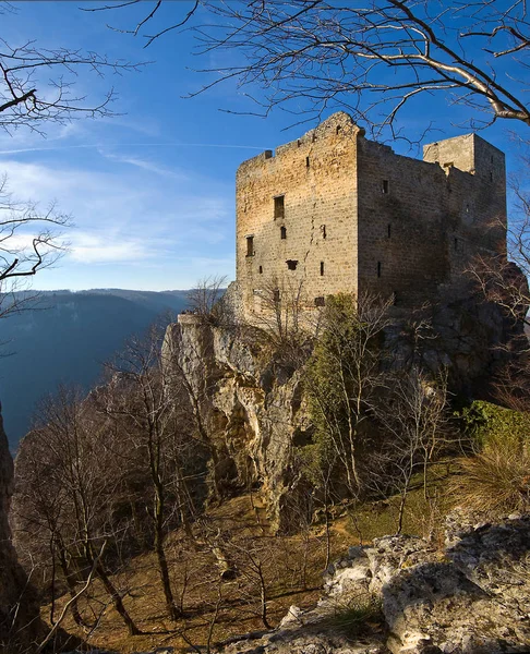 Reussenstein Castle Travel Architecture Concept — Stock Photo, Image