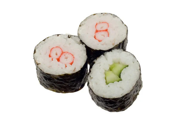 Sushi Cibo Asiatico Con Pesce — Foto Stock