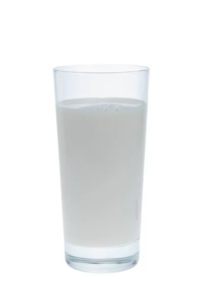 Vaso Leche Aislado Sobre Fondo Blanco — Foto de Stock