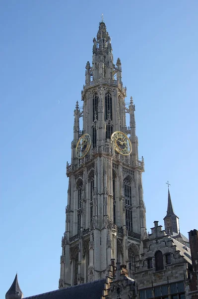 Tarihi Cepheler Antwerp Belçika — Stok fotoğraf