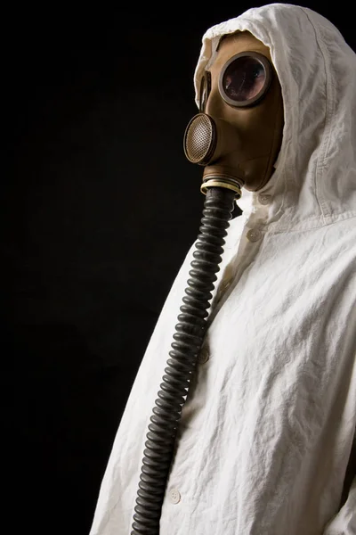 Old Gas Mask Smoke — Stock Photo, Image