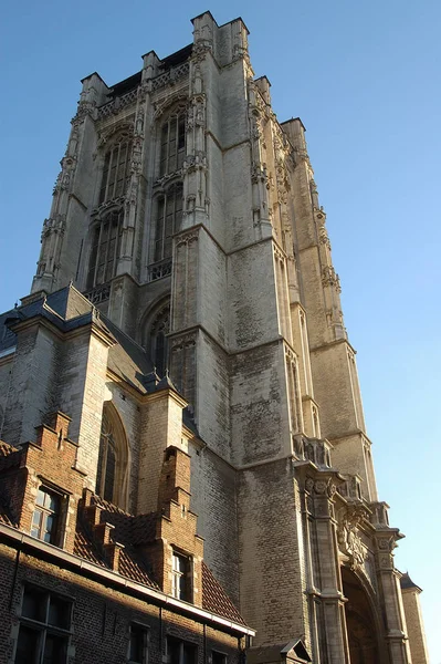 Історичні Фасади Антверпен Бельгія — стокове фото