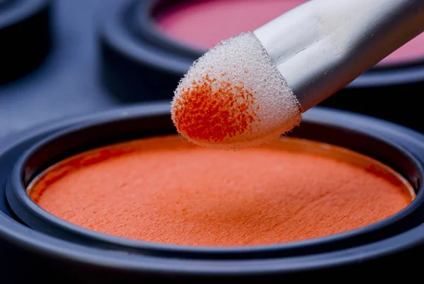 Professional Makeup Brush Cosmetic Powder — Stock Photo, Image