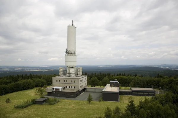 Radioapparatuur Grote Kornberg Het Fichtelgebergte 827 Meter Boven Grond — Stockfoto