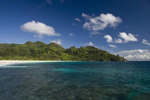 Seychellen Indische Oceaan Mahe Eiland Met Uitzicht Eden Eiland — Stockfoto