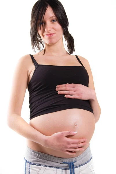 Secuestro Cierre Mujer Embarazada — Foto de Stock
