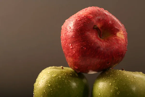 Verse Rijpe Appels Gezond Eten — Stockfoto