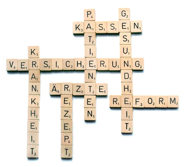 Scrabble Spielbrett Wortspiel — Stockfoto