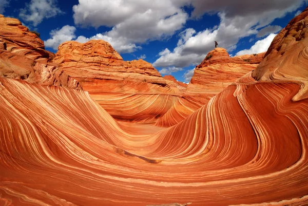 Paisagem Arenito Formação Erosão — Fotografia de Stock