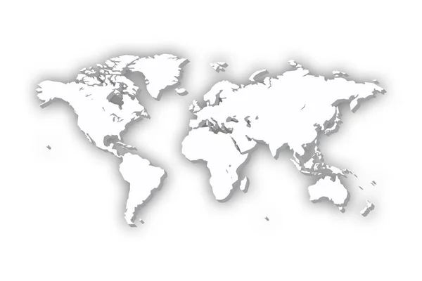 World Map — Stock Photo, Image