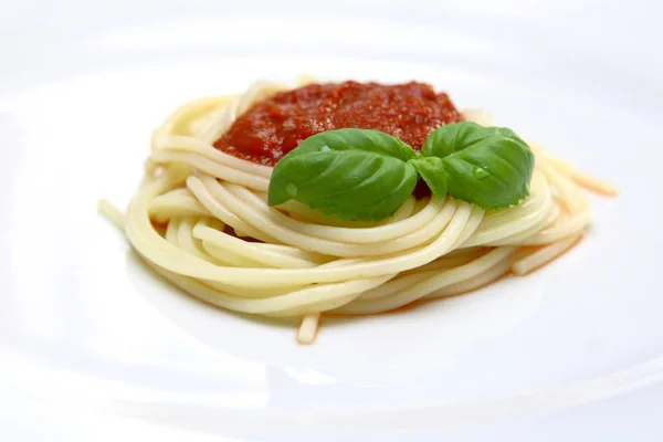 Geleneksel Talyan Mutfağı Spagetti — Stok fotoğraf