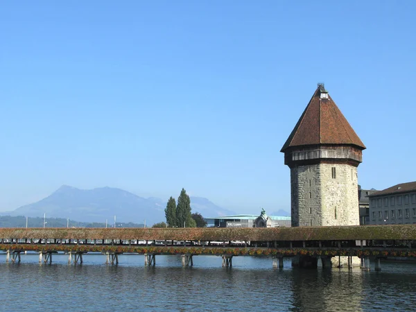 Pont Chapelle Lucerne — Photo