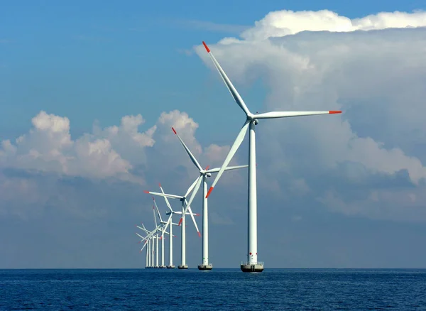 Nysted Wind Farm Offshore Wind Farm Denmark South Coast Lolland — Stock Photo, Image