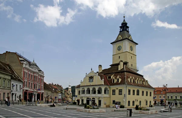 Zentrum Von Kronstadt Rumänien — Stockfoto