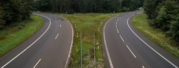 Vue Panoramique Sur Les Infrastructures Routières — Photo