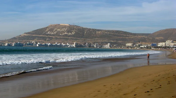 Praia Agadir Morocco — Fotografia de Stock