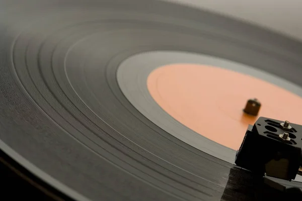 Viejo Disco Vinilo Sobre Mesa — Foto de Stock